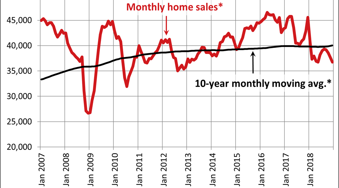 Canadian home sales fall further in December
